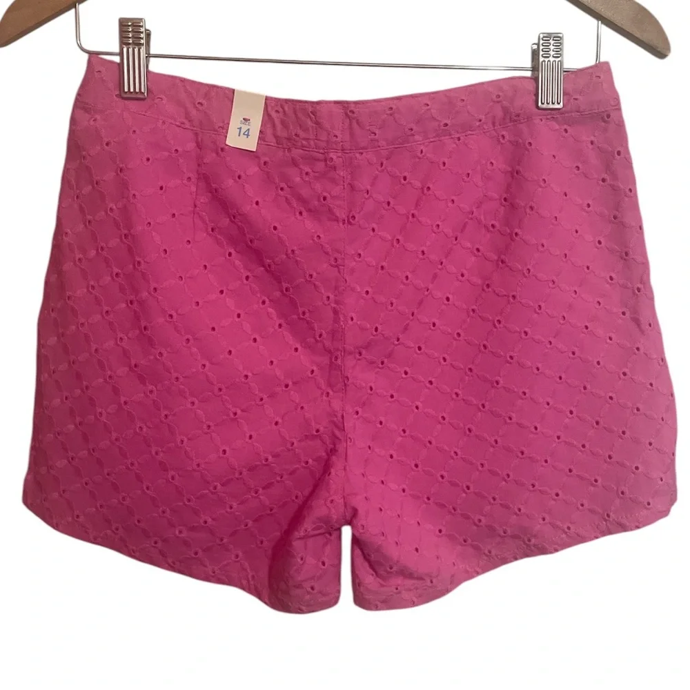 The Children's Place Hot Pink Eyelet Shorts Girl 14